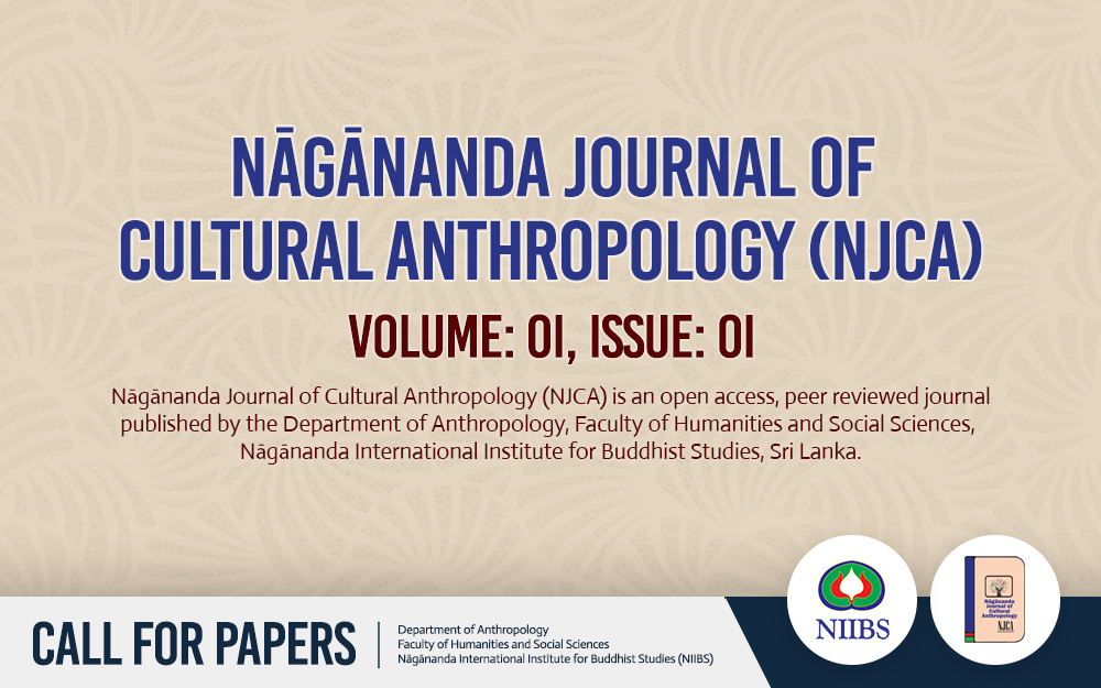 Call for Papers - Nāgānanda Journal of Cultural Anthropology
