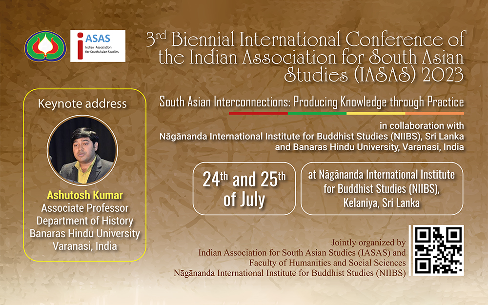 Third Biennial International Conference of the Indian Association for South Asian Studies (IASAS) 2023