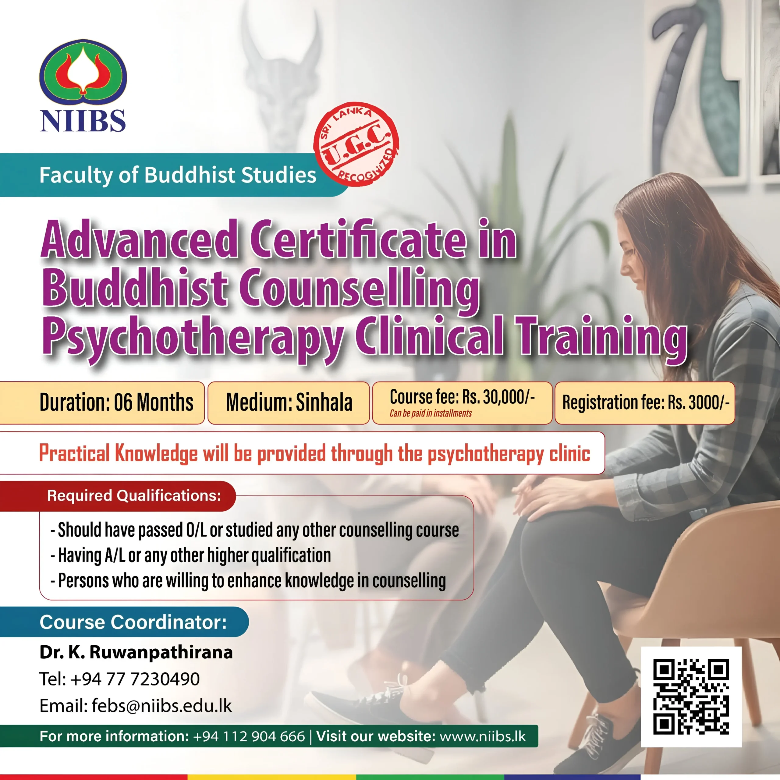 Admissions are now open for the Advanced Certificate in Counselling Psychotherapy Clinical Training scaled