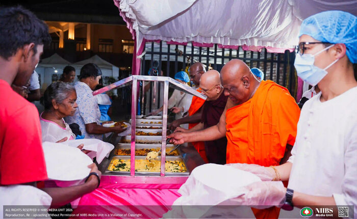 උපකුලපති නාහිමිපාණන් වහන්සේගේ ජන්ම දිනය නිමිති කරගෙන සංවිධානය කරන ලද මහා බත් දන්සල