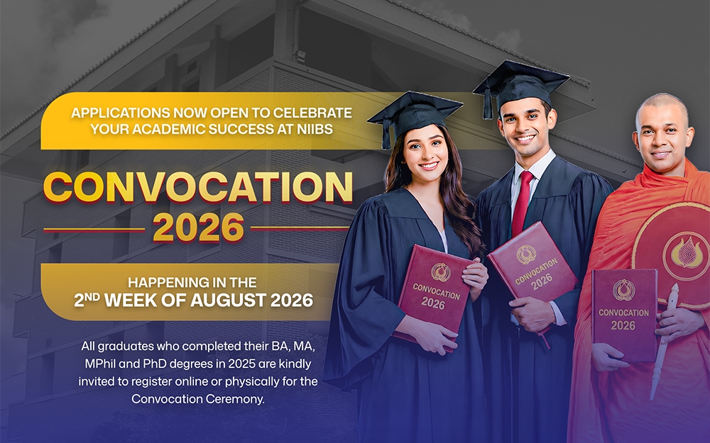 Applications are now open for the NIIBS 5th Convocation - 2026